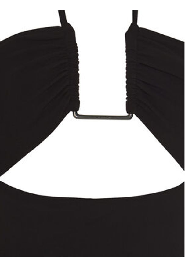 Calvin Klein Swimwear Strój kąpielowy KW0KW02813 Czarny. Kolor: czarny. Materiał: syntetyk