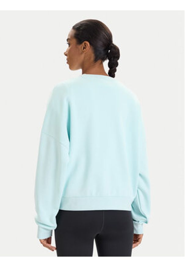 Adidas - adidas Bluza Essentials Small Logo Feelcozy JV7300 Zielony Loose Fit. Kolor: zielony. Materiał: bawełna