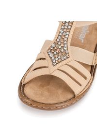 Rieker Sandały 60803-20 Beżowy. Kolor: beżowy. Materiał: syntetyk #5