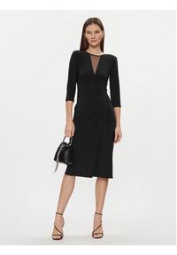 Rinascimento Sukienka koktajlowa CFC0019355002 Czarny Regular Fit. Kolor: czarny. Materiał: syntetyk. Styl: wizytowy #2