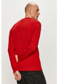 Guess - Sweter. Kolor: czerwony. Długość rękawa: długi rękaw. Długość: długie #4