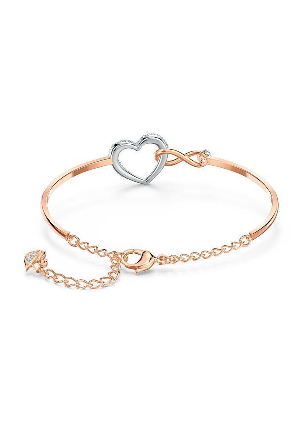 Swarovski - Bransoletka Infinity. Kolor: złoty