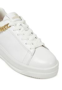 Love Moschino - LOVE MOSCHINO Sneakersy JA15505G0MIAP10A Biały. Kolor: biały. Materiał: skóra