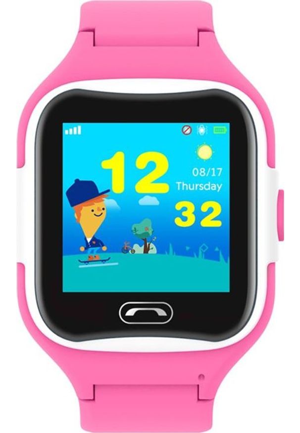 Smartwatch Pacific ZY644B Różowy. Rodzaj zegarka: smartwatch. Kolor: różowy