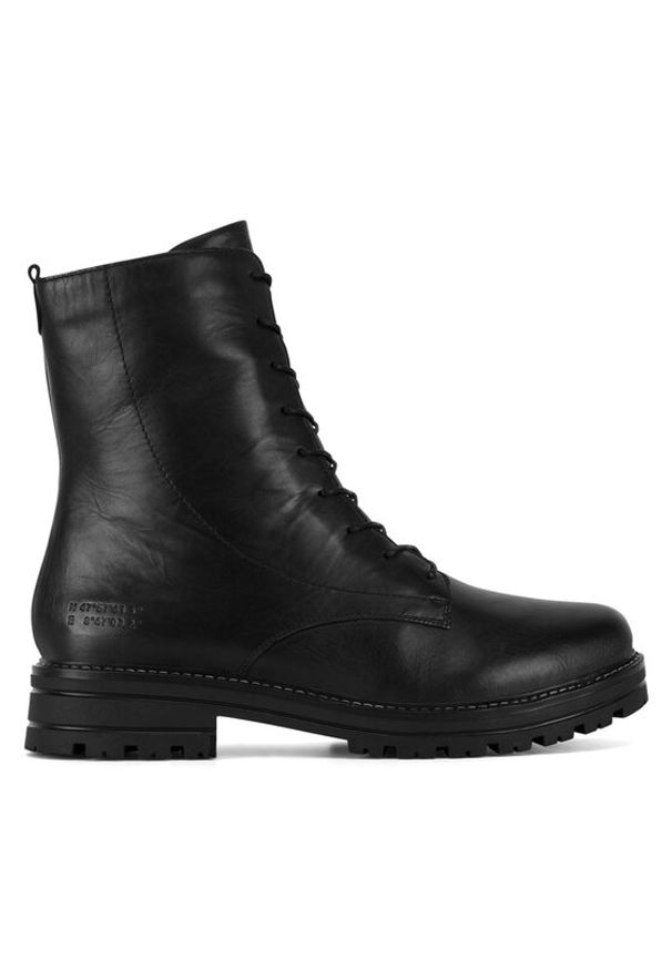 Remonte Trzewiki D2278-01 Czarny. Kolor: czarny. Materiał: skóra