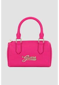 Guess - GUESS Różowa damska sportowa kopertówka. Kolor: różowy. Styl: sportowy #1