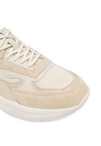D.A.T.E. Sneakersy Fuga Shiny W431-FG-SH Beżowy. Kolor: beżowy. Materiał: skóra #5
