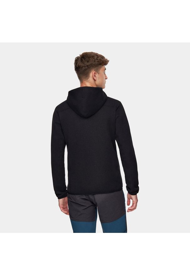 Bluza turystyczna polarowa męska Alpinus Barbiano. Kolor: czarny. Materiał: polar. Sport: turystyka piesza
