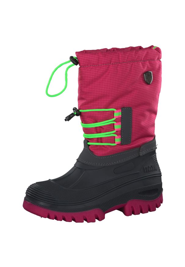 Buty Śniegowce Zimowe juniorskie CMP AHTO wysokie wodoodporne. Kolor: różowy. Sezon: zima