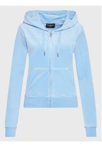 Juicy Couture Bluza Robertson JCAP176 Błękitny Slim Fit. Kolor: niebieski. Materiał: syntetyk
