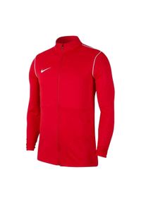 Nike - Kurtka Dresowa Park 20 Dla Dzieci. Kolor: czerwony. Materiał: dresówka