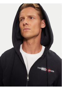 TOMMY HILFIGER - Tommy Hilfiger Bluza Flag Embro MW0MW35540 Granatowy Regular Fit. Kolor: niebieski. Materiał: syntetyk, bawełna #5