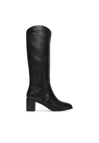 Lauren Ralph Lauren - LAUREN RALPH LAUREN Kozaki Charly Bo Tal 802967813001 Czarny. Kolor: czarny. Materiał: skóra #1