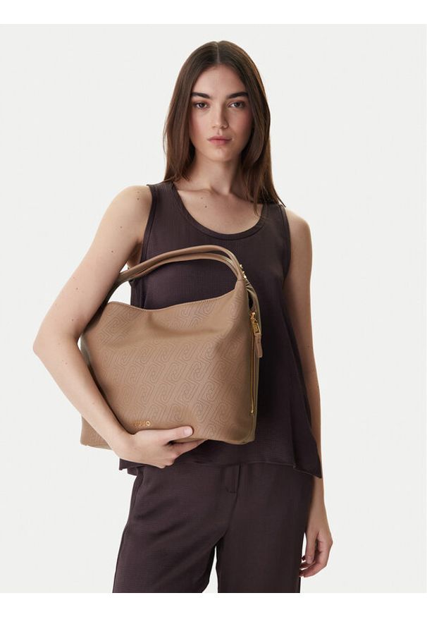 Liu Jo Torebka AA6058 ES026 Brązowy. Kolor: brązowy. Materiał: skórzane