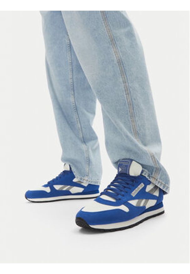 Reebok Sneakersy Classic Leather 100201128 Niebieski. Kolor: niebieski. Materiał: materiał. Model: Reebok Classic