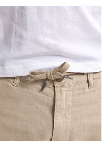 Petrol Industries Szorty materiałowe M-1050-SHO538 Beżowy Slim Fit. Kolor: beżowy. Materiał: bawełna #4