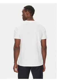Lacoste T-Shirt TH6710 Biały Regular Fit. Kolor: biały. Materiał: bawełna #3