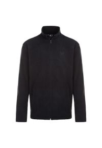 Kurtka z dresu Whistler Cocoon. Kolor: czarny. Materiał: dresówka. Sport: turystyka piesza #1