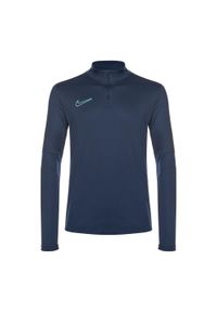 Longsleeve piłkarski męski Nike Academy Dri-Fit 1/2-Zip. Kolor: niebieski. Długość rękawa: długi rękaw