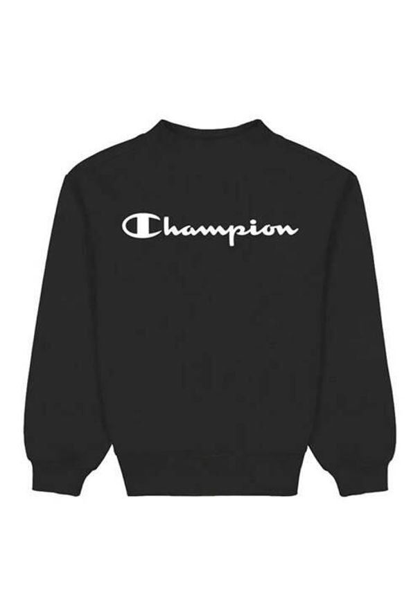 Bluza sportowa chłopięca Champion Crewneck Sweatshirt. Kolor: czarny. Styl: sportowy