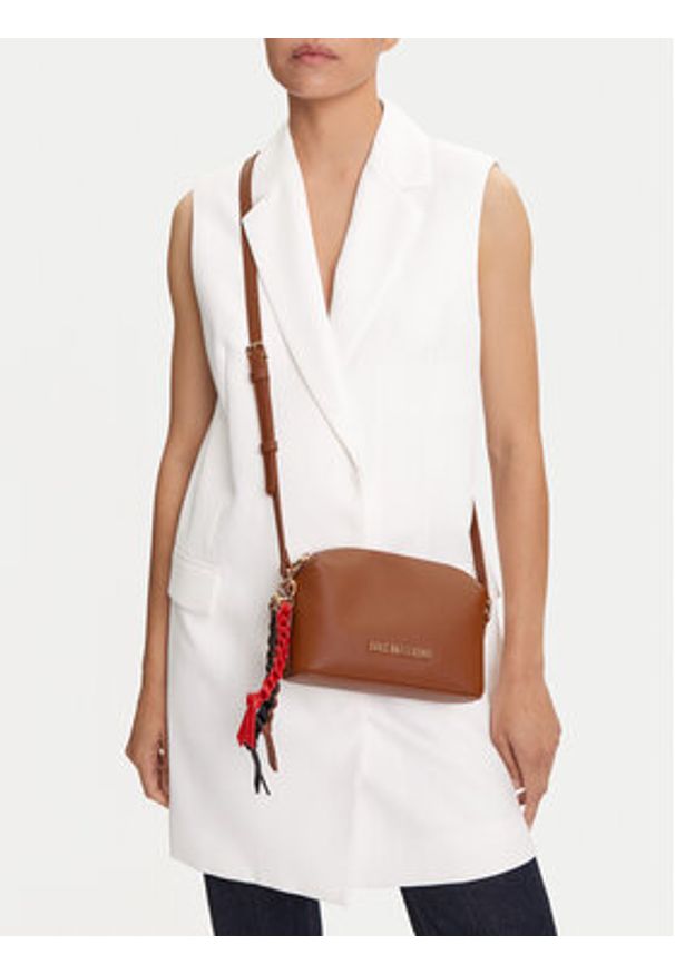 Love Moschino - LOVE MOSCHINO Torebka JC4307PP0MK1120A Brązowy. Kolor: brązowy. Materiał: skórzane