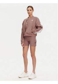 Adidas - adidas Kurtka bomber Essentials 3-Stripes JD5318 Różowy Loose Fit. Kolor: różowy. Materiał: syntetyk