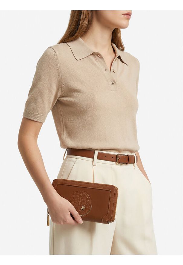 Beverly Hills Polo Club Portfel CWBEO-BHPC-W1-009-SS26 Brązowy. Kolor: brązowy. Materiał: materiał