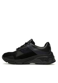 Emporio Armani Sneakersy X4X625 XN948 T424 Czarny. Kolor: czarny. Materiał: materiał