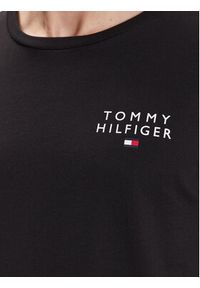 TOMMY HILFIGER - Tommy Hilfiger T-Shirt Logo UM0UM02916 Czarny Regular Fit. Kolor: czarny. Materiał: bawełna