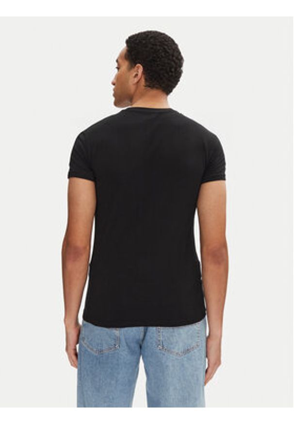 Emporio Armani Underwear T-Shirt EM000375 AF10771 UC001 Czarny Slim Fit. Kolor: czarny. Materiał: bawełna