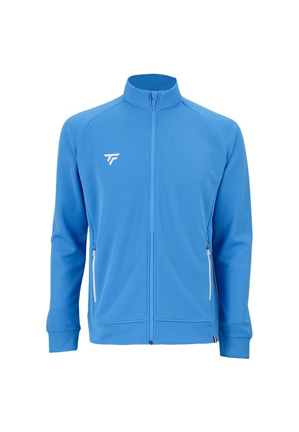 TECNIFIBRE - Kurtka z dresu Tecnifibre Team. Kolor: niebieski. Materiał: dresówka
