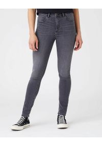 Wrangler - WRANGLER HIGH RISE SKINNY DAMSKIE SPODNIE JEANSOWE SOFT SMOKE W27HZJ29U 112144779 #1