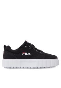 Fila Sneakersy Sandblast C Wmn FFW0062.80010 Czarny. Kolor: czarny. Materiał: materiał