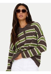 only - ONLY Sweter Talio 15358606 Szary Regular Fit. Kolor: szary. Materiał: syntetyk #7