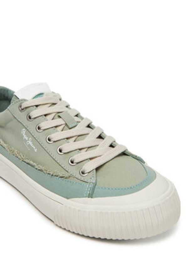 Pepe Jeans Tenisówki Ben Fresh W PLS31589 Zielony. Kolor: zielony. Materiał: materiał