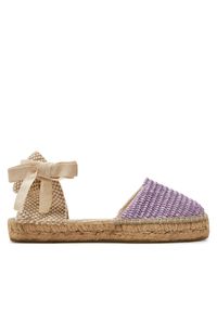 Manebi Espadryle Yucatan Flat Valenciana Espadrilles G 3.3 P0 Fioletowy. Kolor: fioletowy. Materiał: materiał