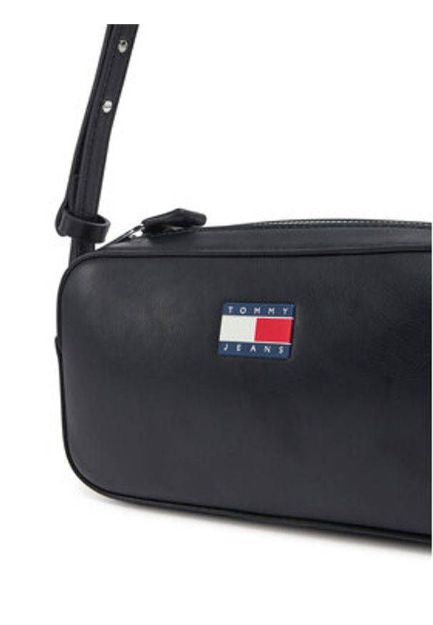 Tommy Jeans Torebka Tjw Ess Must Convertible Camera AW0AW17290 Czarny. Kolor: czarny. Materiał: skórzane