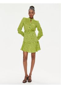 Pinko Sukienka codzienna Piccadilly 101493 A155 Zielony Regular Fit. Okazja: na co dzień. Kolor: zielony. Materiał: wiskoza. Typ sukienki: proste. Styl: casual #3