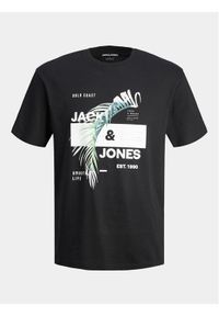 Jack & Jones - Jack&Jones T-Shirt Jjclarc 12247768 Czarny Relaxed Fit. Kolor: czarny. Materiał: bawełna