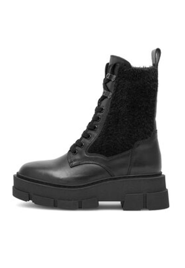 Badura Trzewiki AGUEDA-2605 Czarny. Kolor: czarny. Materiał: materiał