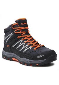 CMP Trekkingi Kids Rigel Mid Trekking Shoe Wp 3Q12944J Szary. Kolor: szary. Materiał: zamsz, skóra #7