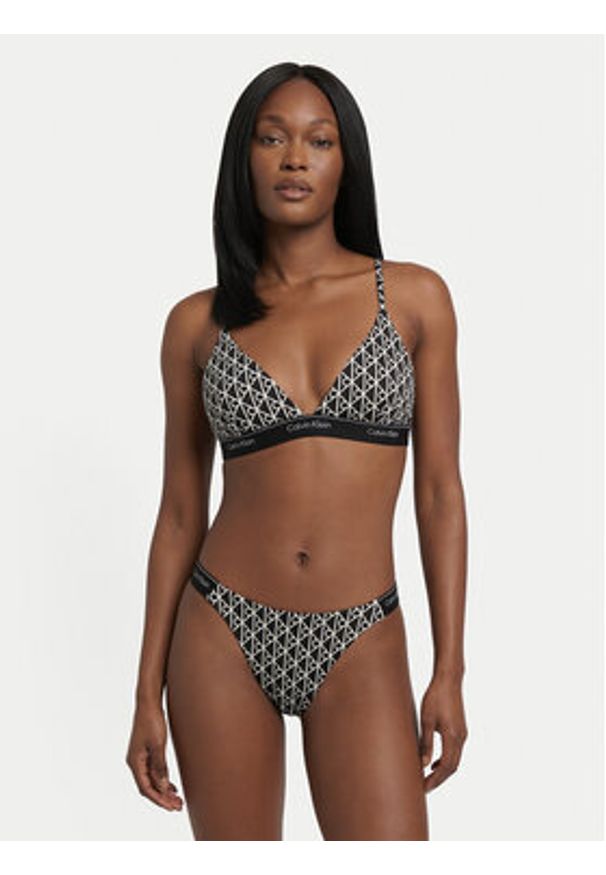 Calvin Klein Dół od bikini LV00Q61206 Czarny. Kolor: czarny. Materiał: syntetyk