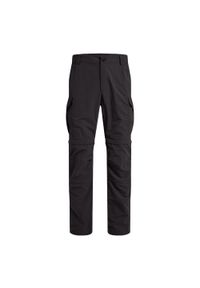 CRAGHOPPERS - Spodnie Męskie NosiLife III Convertible Cargo Trousers. Kolor: czarny, brązowy, zielony, wielokolorowy. Sezon: lato. Sport: turystyka piesza