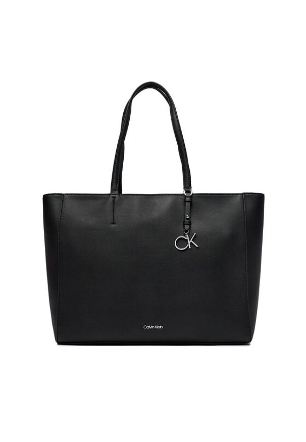 Calvin Klein Torebka Ck Must Shopper Md K60K610610 Czarny. Kolor: czarny