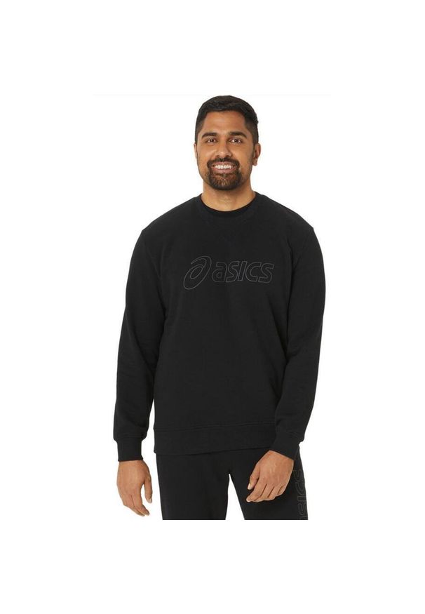 Bluza z okrągłym dekoltem Asics. Kolor: wielokolorowy, szary, czarny. Sport: fitness