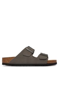 Birkenstock Klapki Arizona 1030572 Szary. Kolor: szary. Materiał: skóra #1