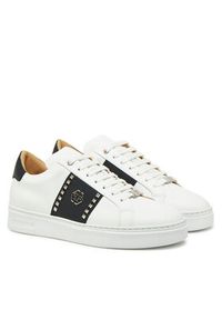 Philipp Plein - PHILIPP PLEIN Sneakersy SAES USC0732 PLE005 Biały. Kolor: biały. Materiał: skóra #4