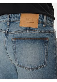 AMI PARIS Jeansy HTR103.DE0046 Niebieski Tapered Fit. Kolor: niebieski