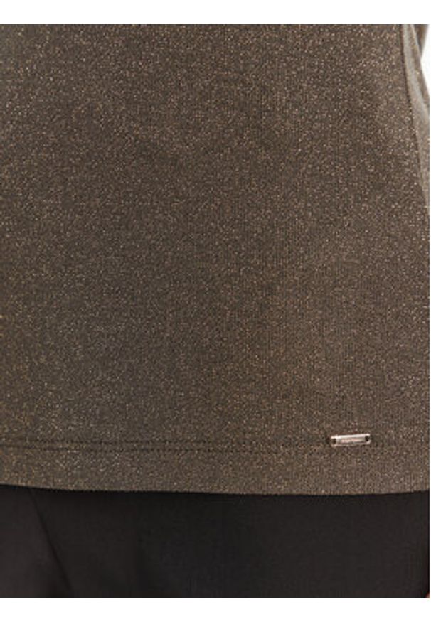 Morgan Top 251-DIDOA Zielony Slim Fit. Kolor: zielony. Materiał: wiskoza
