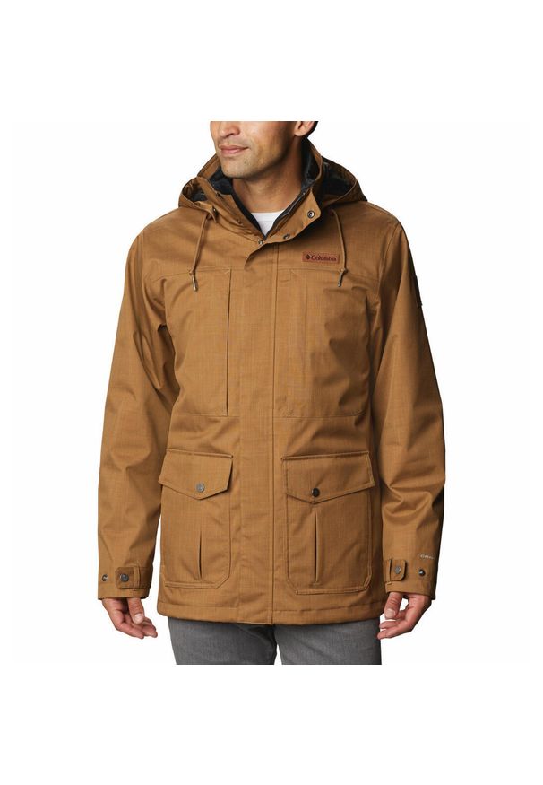 columbia - Kurtka konwertowalna Columbia Horizons Pine. Kolor: brązowy. Materiał: puch. Sport: turystyka piesza